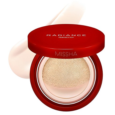 Missha Radiance Perfect Fit Cushion 15g, No. 21 pair, 1 piece Authentic K-Beauty