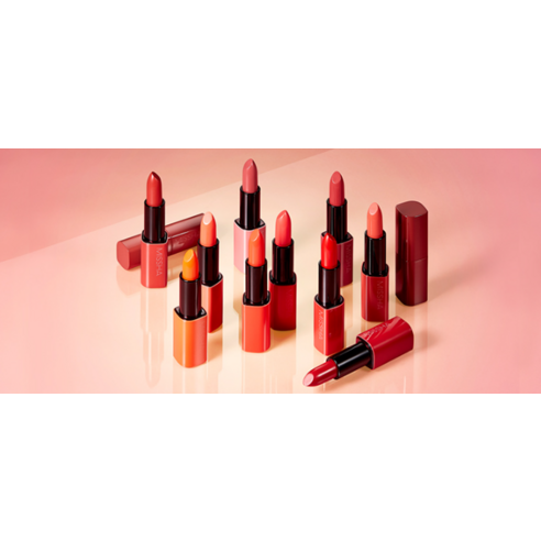 Missha There Rouge Sheer Slick Lipstick, 1 pc, Peach Cinnamon Authentic K-Beauty