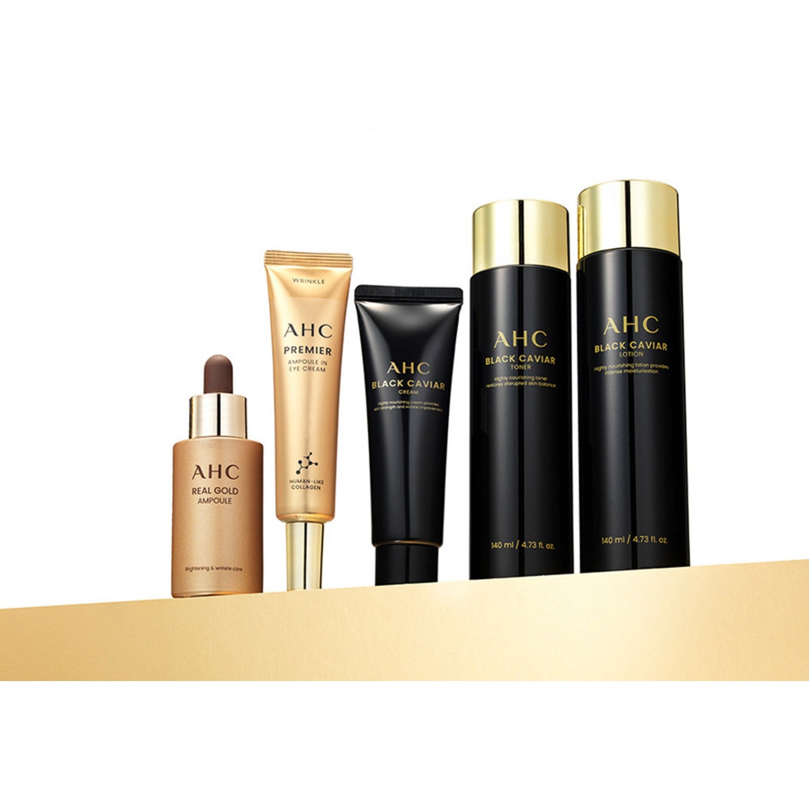 AHC Black Caviar Special Synergy 5 types, 1 set Authentic K-Beauty