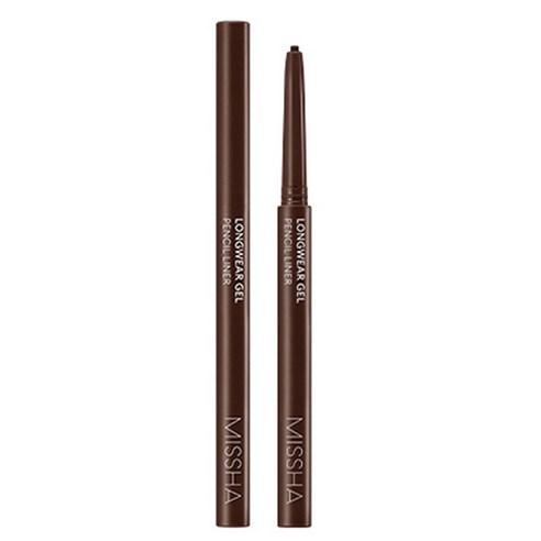 Missha Long Wear Gel Pencil Liner 0.14g, brick brown, 1 piece Authentic K-Beauty
