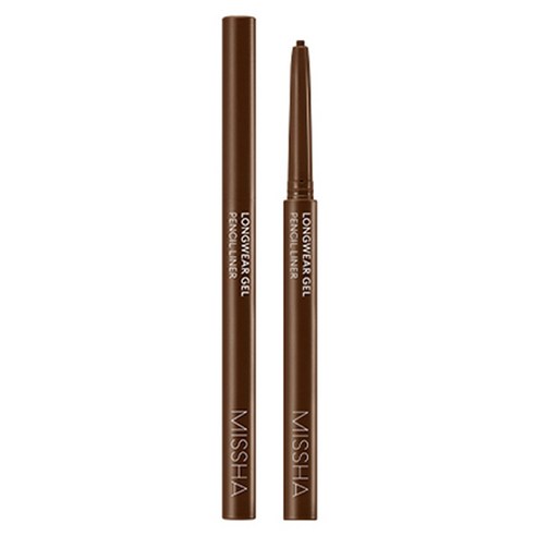 Missha Long Wear Gel Pencil Liner 0.14g, camel brown, 1 piece Authentic K-Beauty
