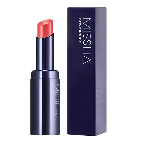 Missha Dewy Rouge Lipstick, 1 pc, Dolly Coral Authentic K-Beauty