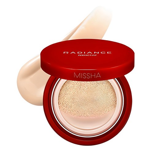 Missha Radiance Perfect Fit Cushion 15g, No. 23 Sand, 1 piece Authentic K-Beauty