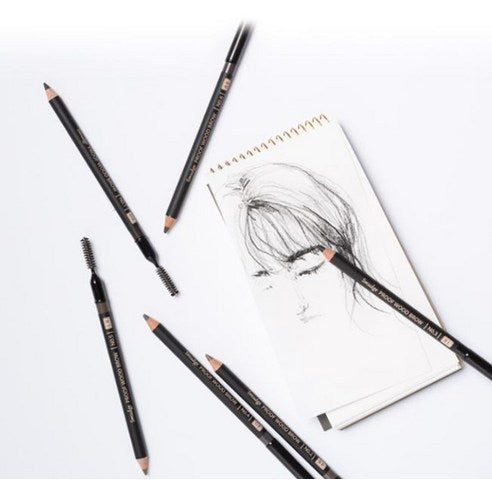 Missha Smudge Proof Wood Eyebrow Auto Pencil, Gray Brown, 1 pc. Authentic K-Beauty