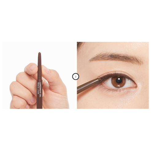 Missha Long Wear Gel Pencil Liner 0.14g, pecan brown, 1 piece Authentic K-Beauty