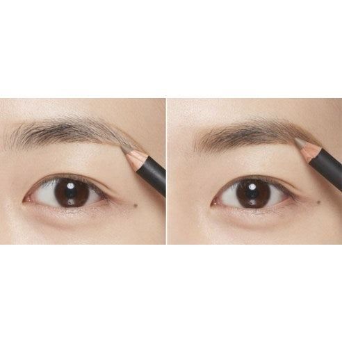 Missha Smudge Proof Wood Eyebrow Pencil, Light Brown, 1 ea Authentic K-Beauty