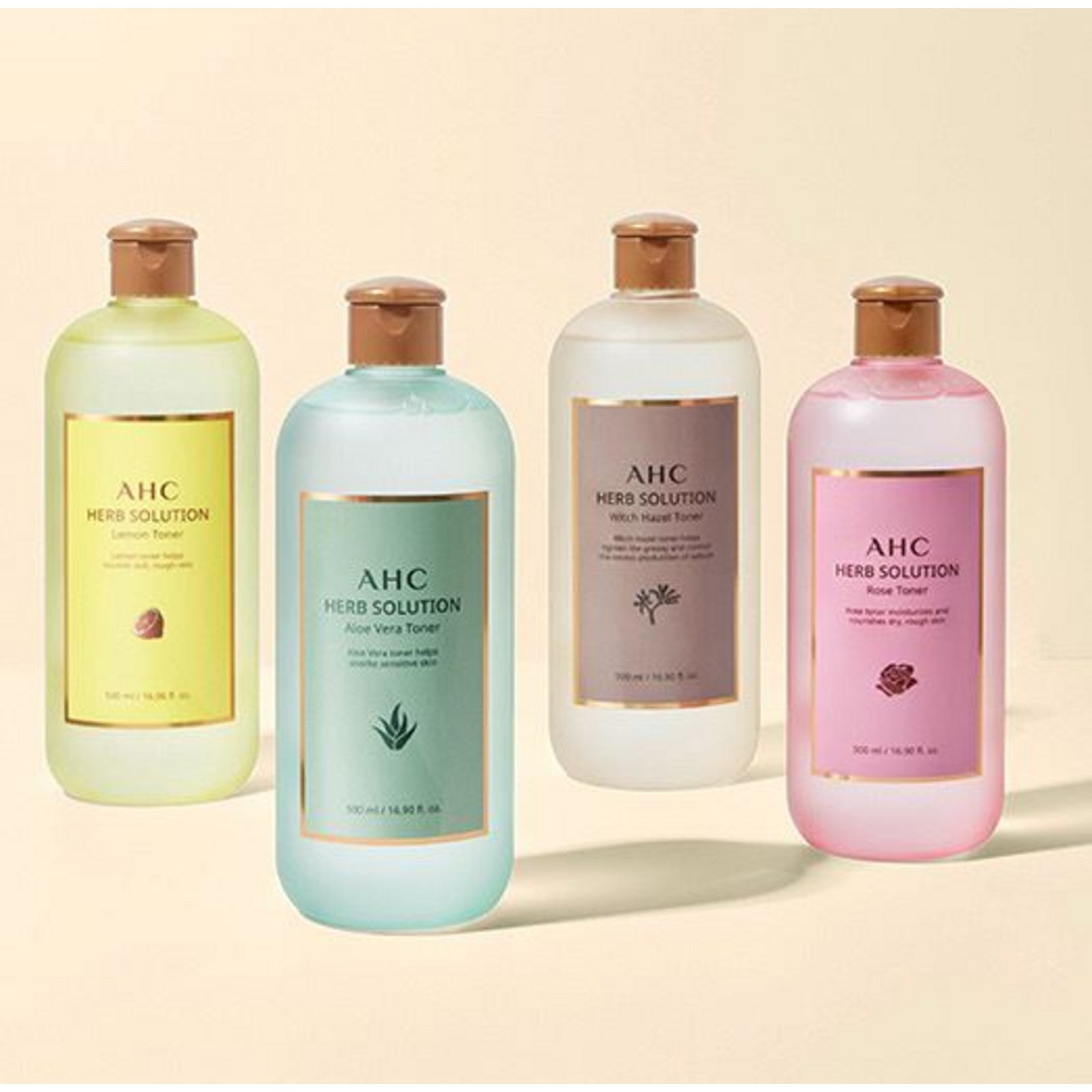 AHC Herbal Solutions Witch Hazel Toner, 500ml, 1 unit Authentic K-Beauty