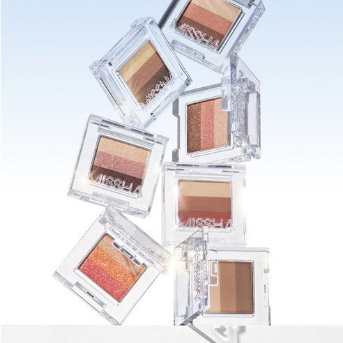 Missha Triple Shadow 2g, No. 14 Dewey Apricot, 1 pc. Authentic K-Beauty