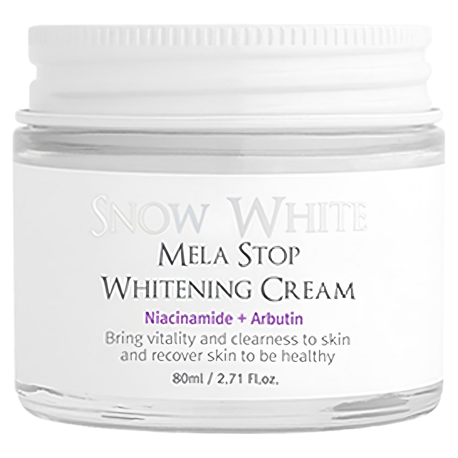 Beauty Recipe Snow White Mela Stop Whitening Cream, 80ml, 1 unit Authentic K-Beauty