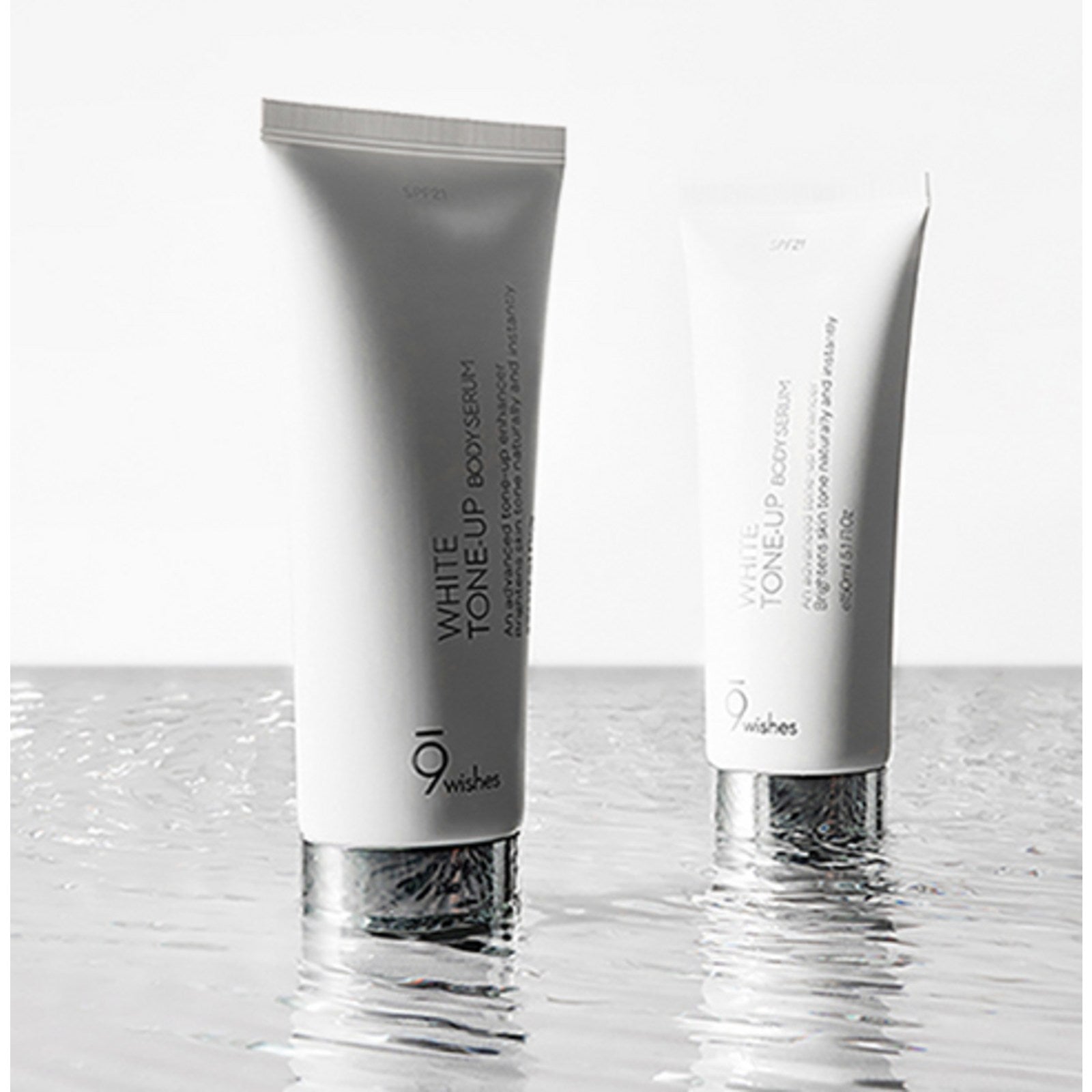 9Wishes White Tone Up Body Serum Day Cream, 150ml, 1 piece Authentic K-Beauty