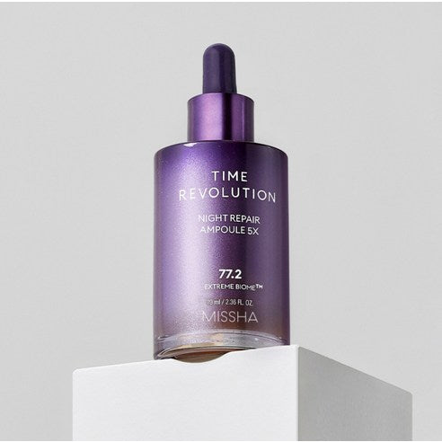 Missha Time Revolution Night Repair Ampoule 5X, 70ml, 1 unit Authentic K-Beauty