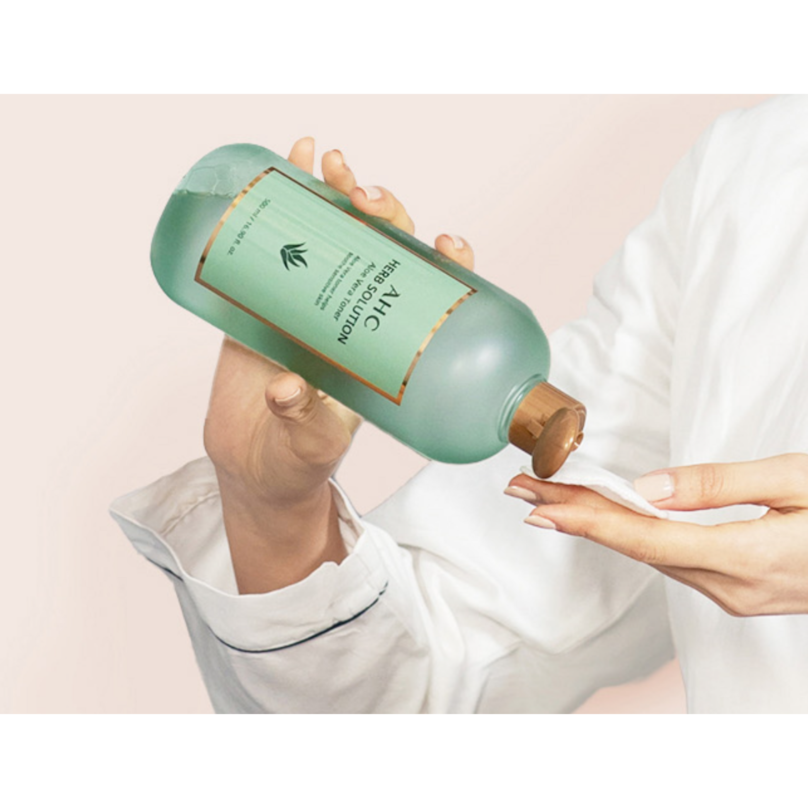 AHC Herbal Solution Aloe Vera Toner, 500ml, 1 unit Authentic K-Beauty