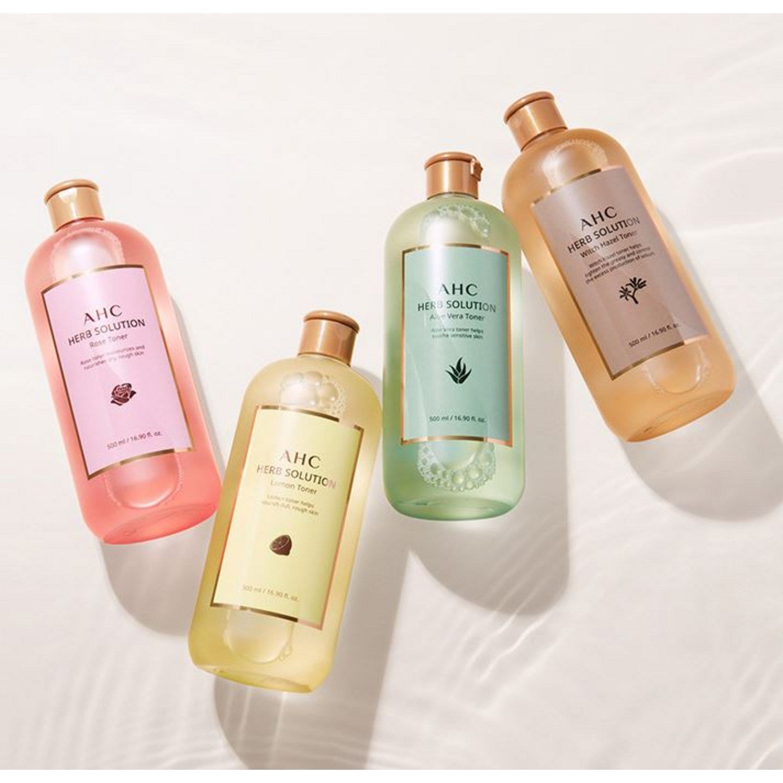 AHC Herbal Solutions Witch Hazel Toner, 500ml, 1 unit Authentic K-Beauty