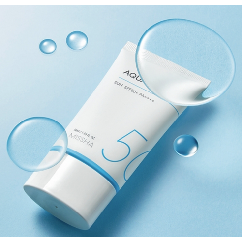 Missha All Around Safe Block Aqua Sun Cream SPF50+ PA++++, 50ml, 1 unit Authentic K-Beauty