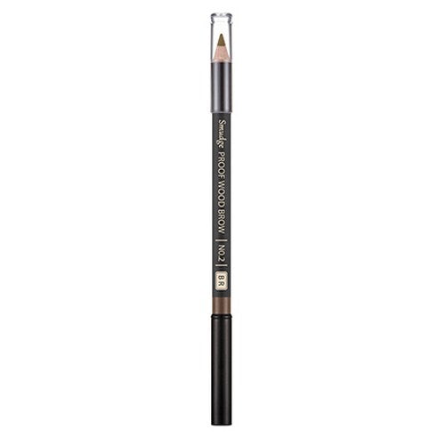 Missha Smudge Proof Wood Eyebrow Pencil, Brown, 1 ea Authentic K-Beauty