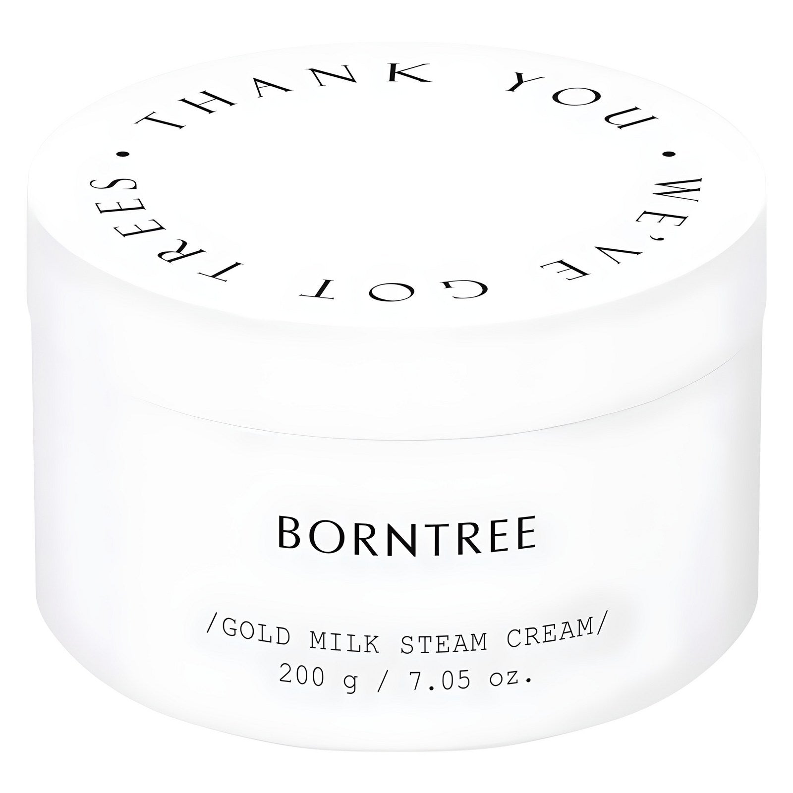 Borntree Gold Milk Steam Cream, 200g, 1 unit Authentic K-Beauty