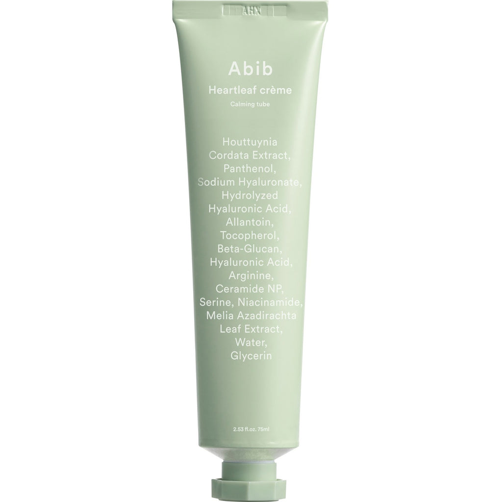 Abib Houttuynia cordata cream calming tube, 75ml, 1 unit Authentic K-Beauty