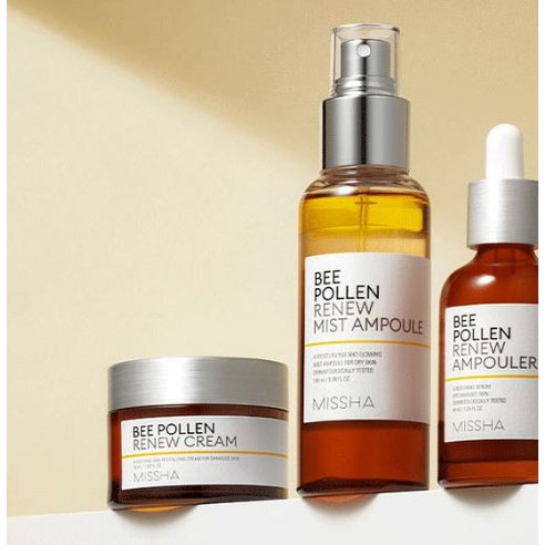 Missha Bee Pollen Renew Ampouler, 40ml, 1 unit Authentic K-Beauty