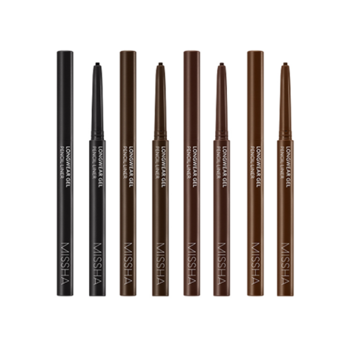 Missha Long Wear Gel Pencil Liner 0.14g, pecan brown, 1 piece Authentic K-Beauty