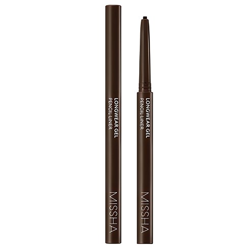 Missha Long Wear Gel Pencil Liner 0.14g, pecan brown, 1 piece Authentic K-Beauty