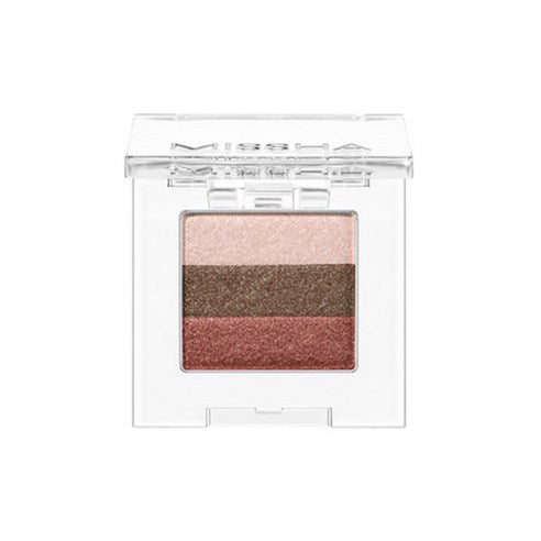 Missha Triple Shadow 2g, No. 1 Brownie Pink, 1 ea Authentic K-Beauty