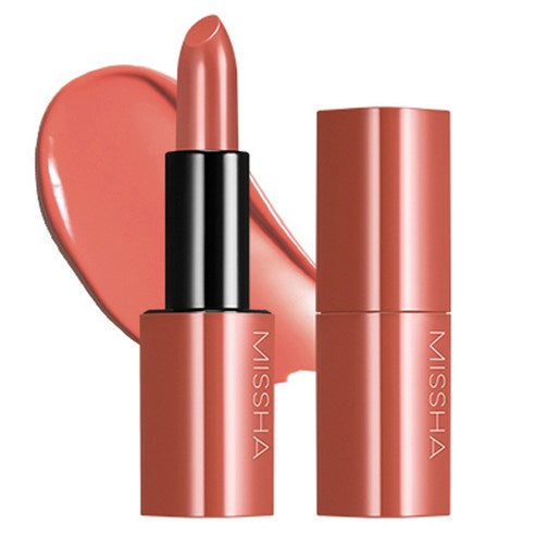 Missha There Rouge Sheer Slick Lipstick, 1 pc, Peach Cinnamon Authentic K-Beauty