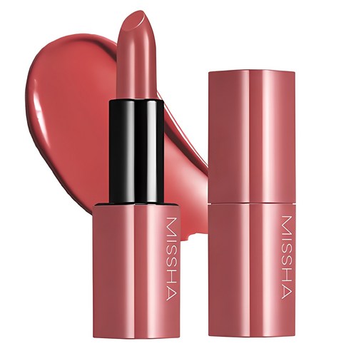 Missha There Rouge Sheer Slick Lipstick, 1 pc, Dear Rosé Authentic K-Beauty