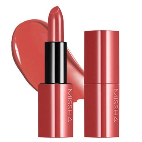 Missha There Rouge Sheer Sleek Lipstick, 1 pc, Maple Red Authentic K-Beauty
