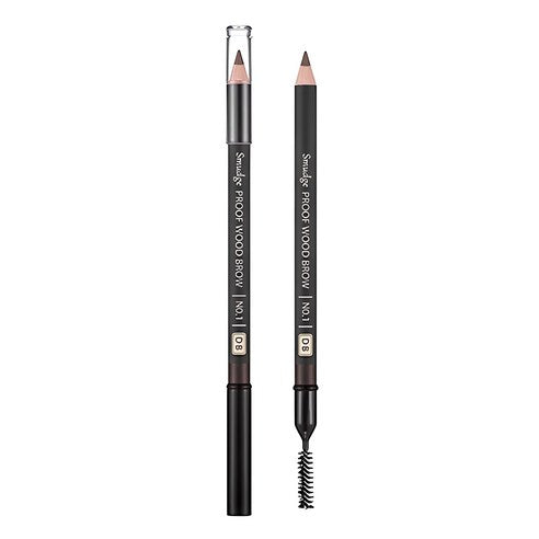 Missha Smudge Proof Wood Eyebrow Pencil 1.47g, dark brown, 1 piece Authentic K-Beauty
